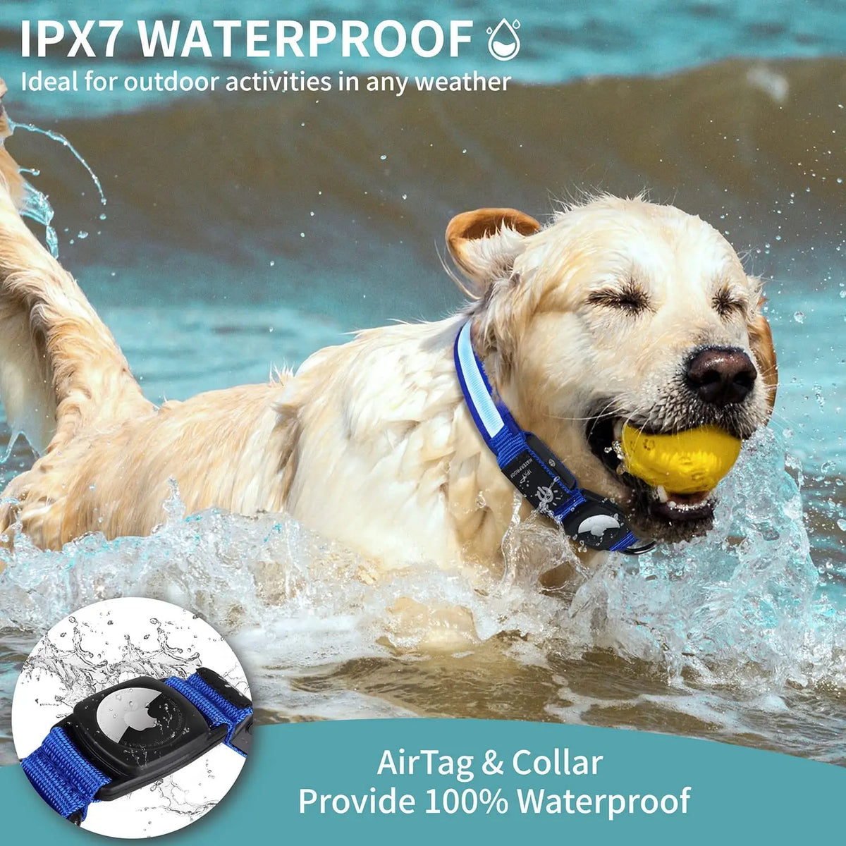 AirTag LED Safety Collar.