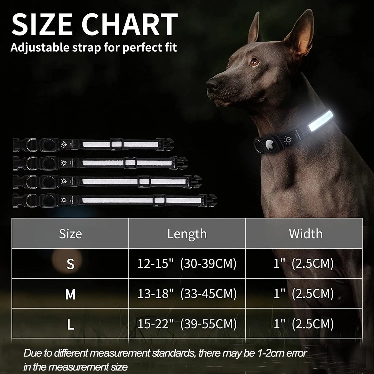 AirTag LED Safety Collar.
