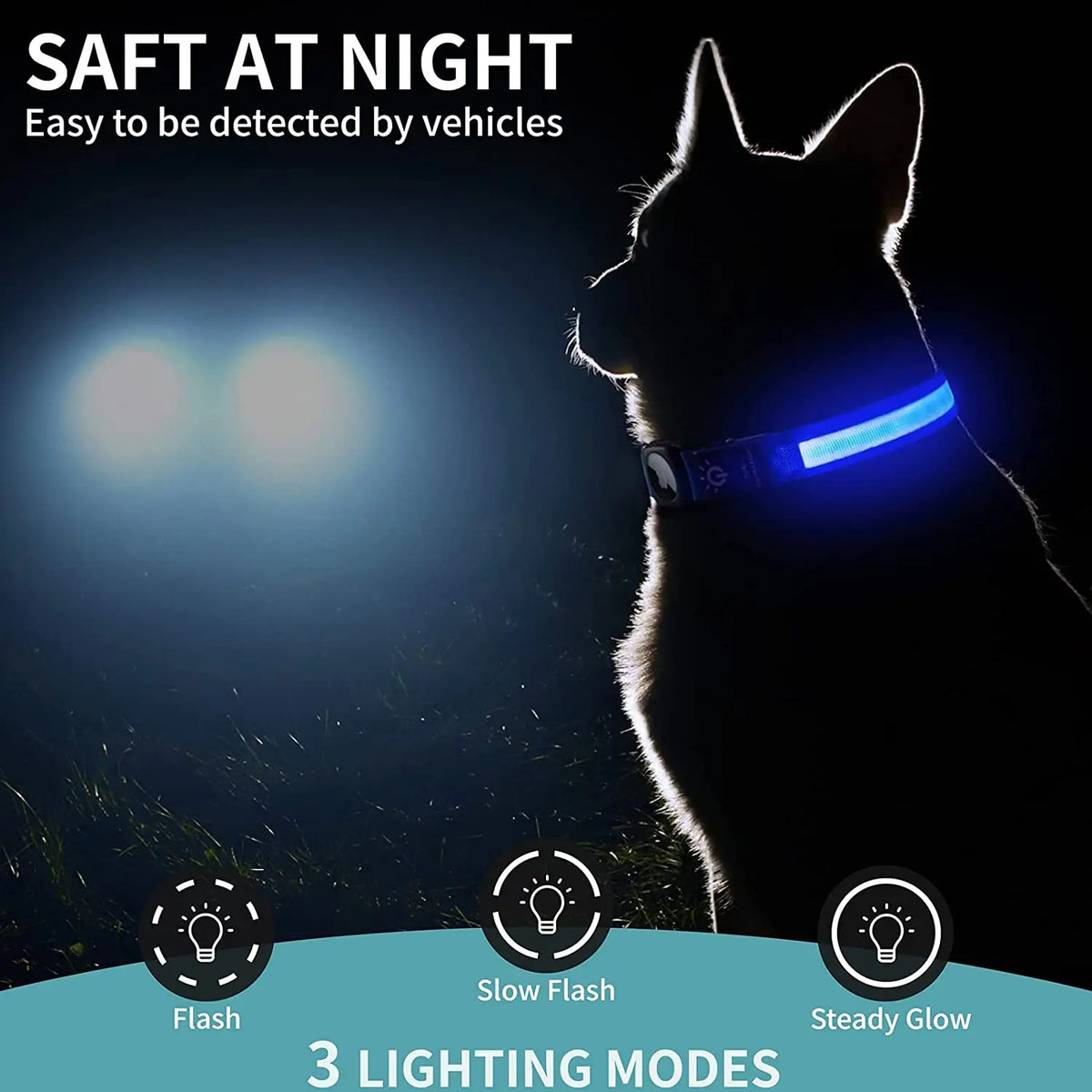 AirTag LED Safety Collar.