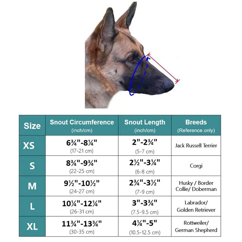 SoftMesh Dog Muzzle